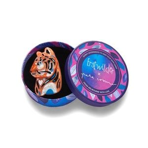 Erstwilder The Tranquil Tiger Pete Cromer Collab Acrylic Brooch Pin